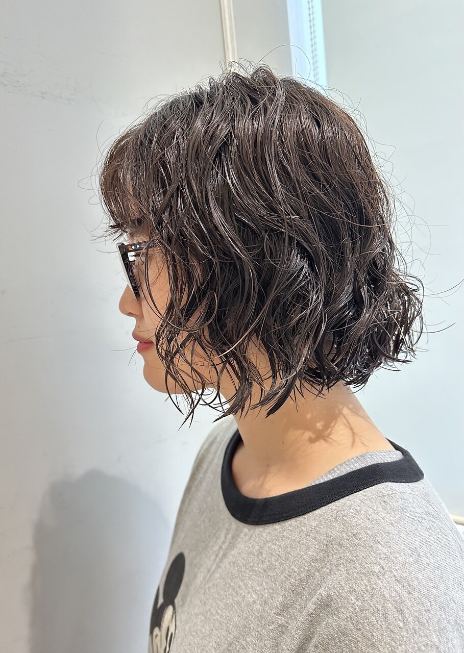 (銀座) パーマ　ボブ　