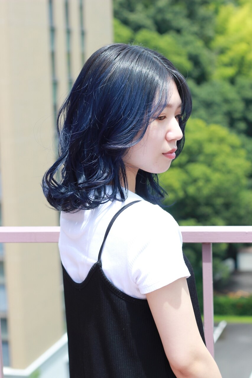#ブルー #ブルーブラック #ネイビー #コバルトブルー #青