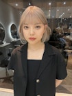 【みほ】ホワイトベージュカラー