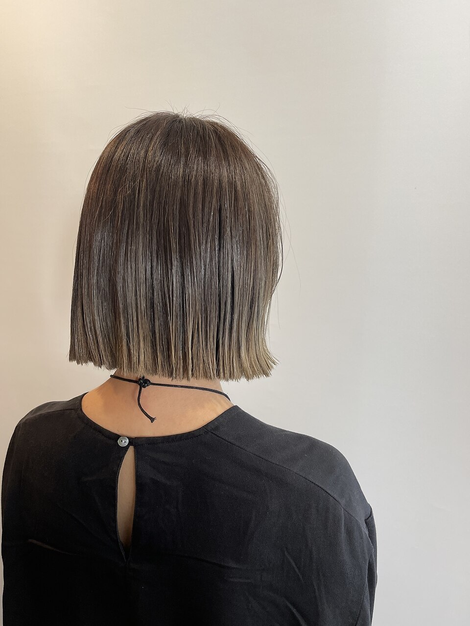ニューヨークドライカット×ハイライト×切りっぱなしボブ