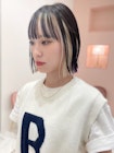 抜け感たっぷりシースルボブ