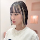 抜け感たっぷりシースルボブ