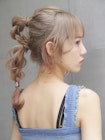 夏のオススメヘアアレンジ♪変形編みおろし/夏にオススメ
