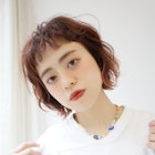 ボブパーマ ウェーブパーマ 大人可愛い