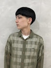 黒髪マッシュスタイル