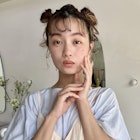 ツインお団子アレンジ