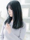ブルージュシースルーバング韓国風小顔ロングc3上尾
