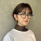 【 マッシュショート × ブラウンベージュ 】浅野美紀