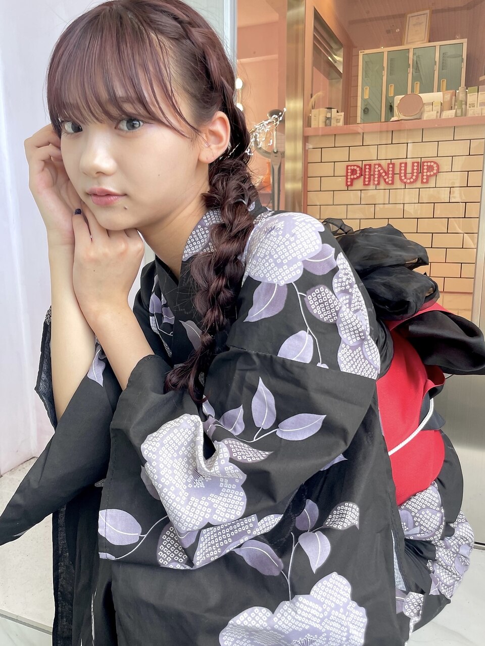 大人可愛い10代20代30代40代浴衣アレンジ『_saculaaa_』