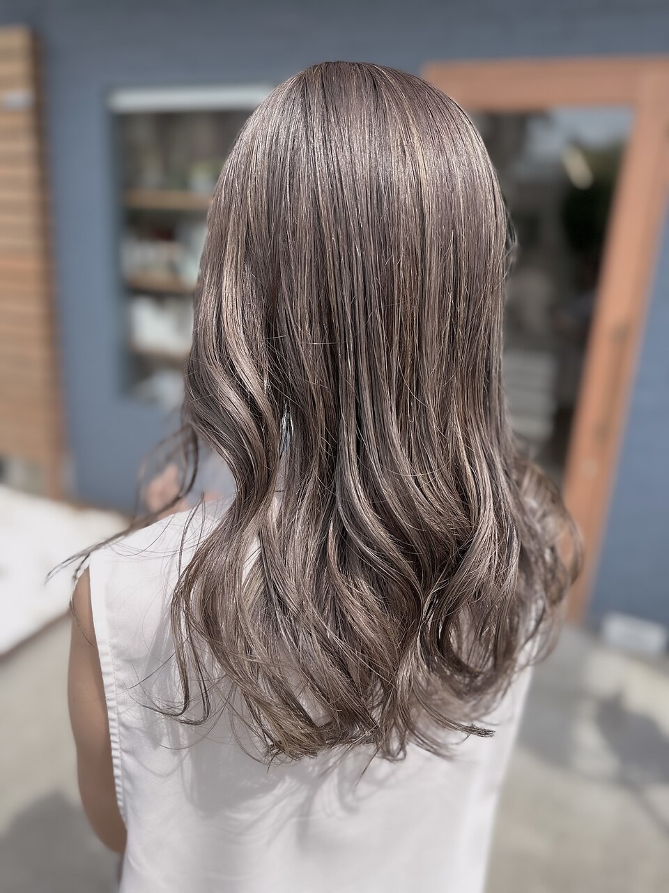 極細ハイライト★ミルクティーベージュ