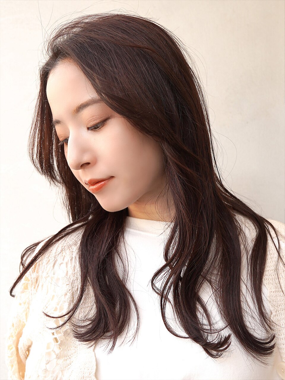 ピンクブラウン×ヌーディカラー