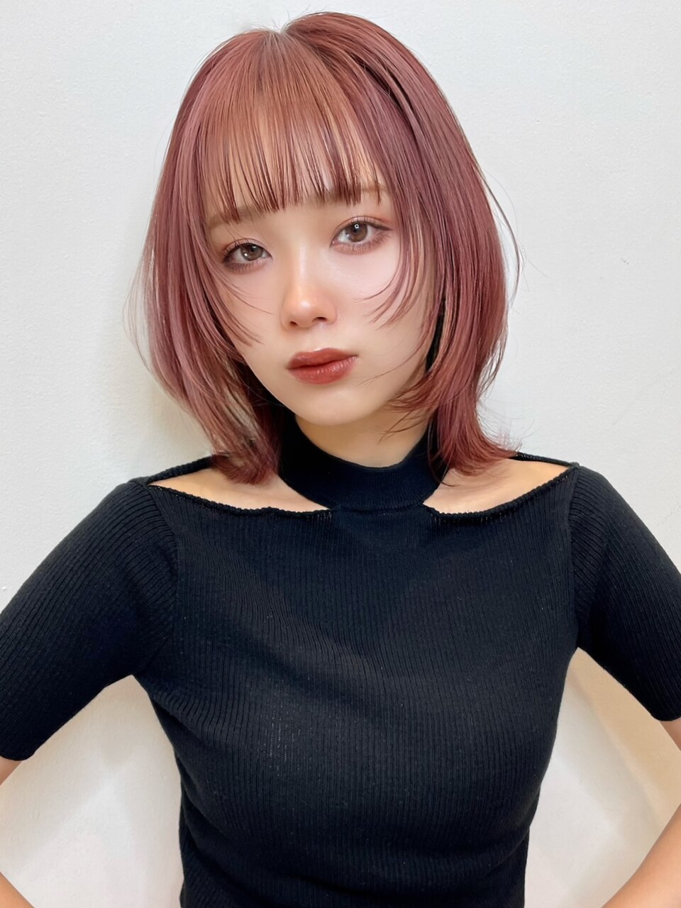 フェイスレイヤー ウルフカット くびレイヤー エモージュ t822