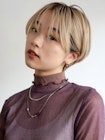 ミルクティーアッシュ×マッシュショート
