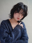 韓国風ヨジャウルフパーマ