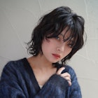 韓国風ヨジャウルフパーマ