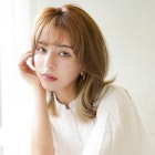 【La fith】ミルクティーベージュ×外ハネボブ