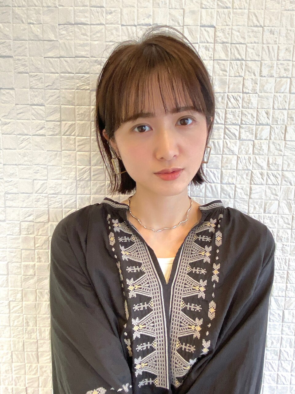 外ハネミニボブ