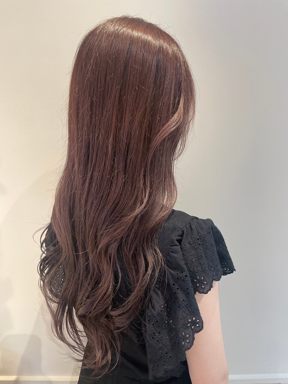 ピンクグレージュカラー