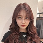 ブリーチなしボルドーカラー