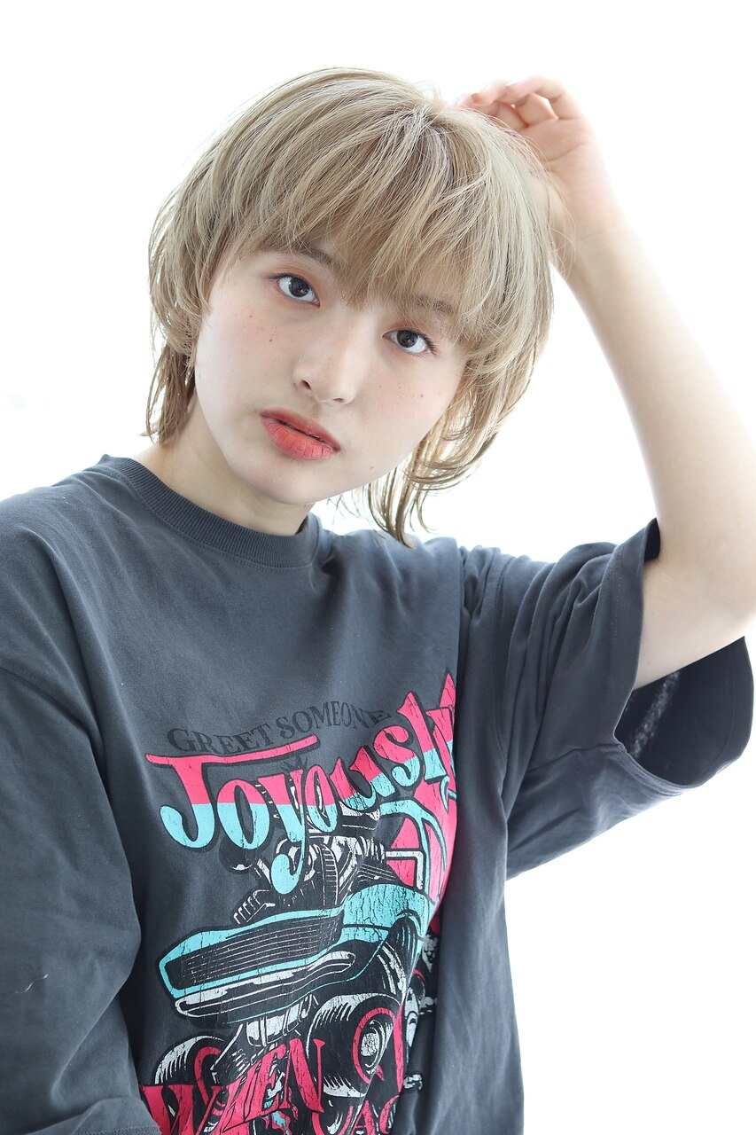 ◆20代30代40代耳掛けもできるショートウルフ◆