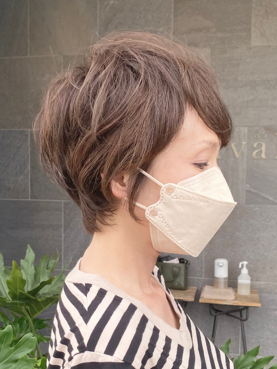４０代５０代女性の大人めカジュアルショート