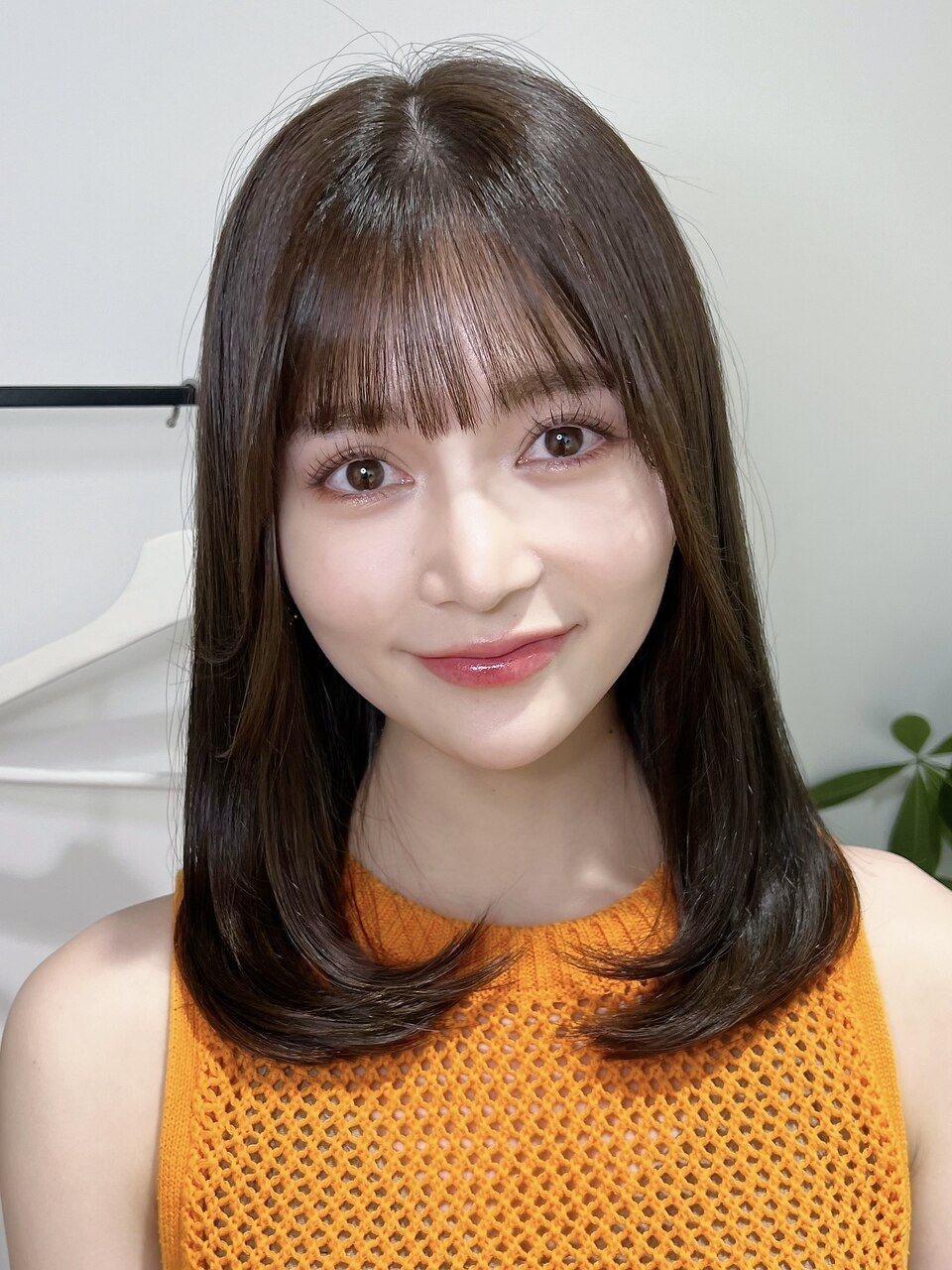 (縮毛矯正/髪質改善/ロングヘア/前髪/韓国レイヤー/小顔)