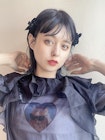 大人可愛いシースルーバングと結べるボブ