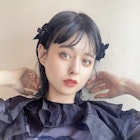 大人可愛いシースルーバングと結べるボブ