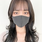 ブリーチなしカラー 暗髪ヘア グレージュ ラベンダーアッシュ