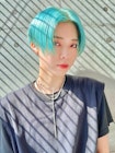 【デザインカラー】ハンサムショート×ペールブルー◎