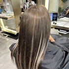 ハイライト風デザイン10代20代プルエクステギャル