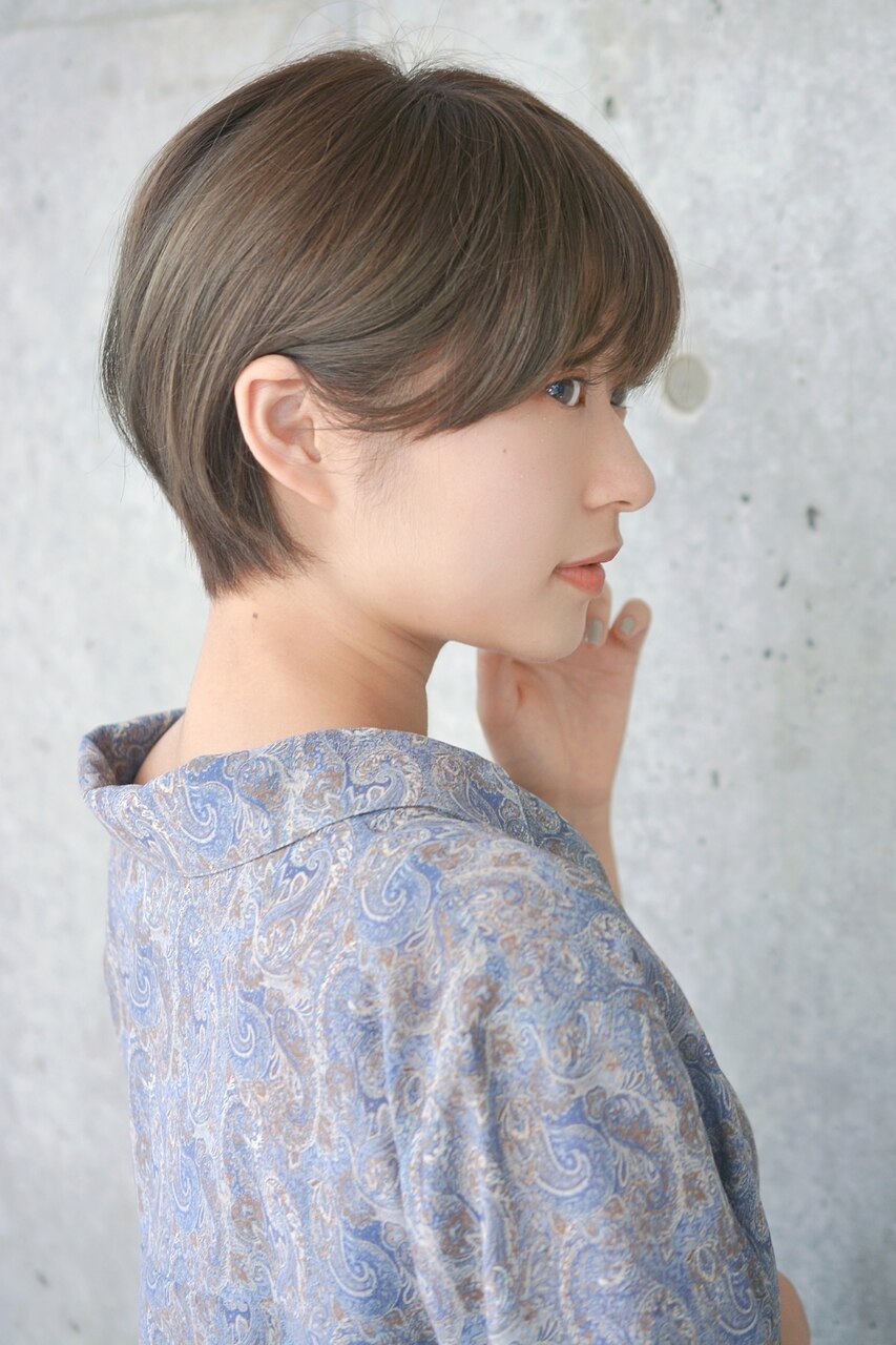 丸みマッシュショート