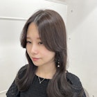 【くびれヘア×ラベンダーグレージュ】前髪 小顔カット