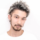 束感ショートマッシュパーマウルフ波巻きハイライト271