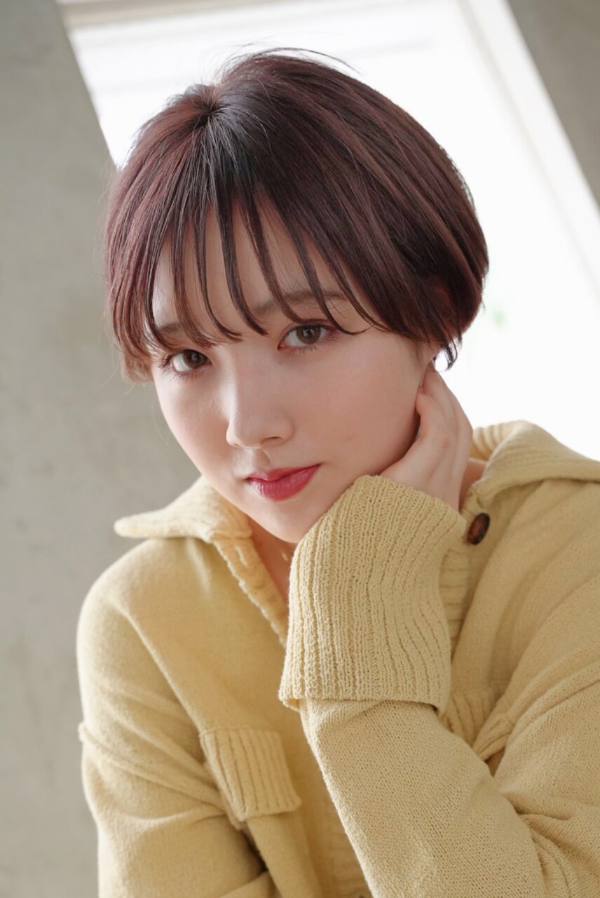 ガーネット丸みショート 20代30代40代 表参道