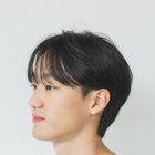 シンプルなスタイリングで決まるシースルーマッシュ