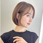 似合わせカット×小顔丸みボブ