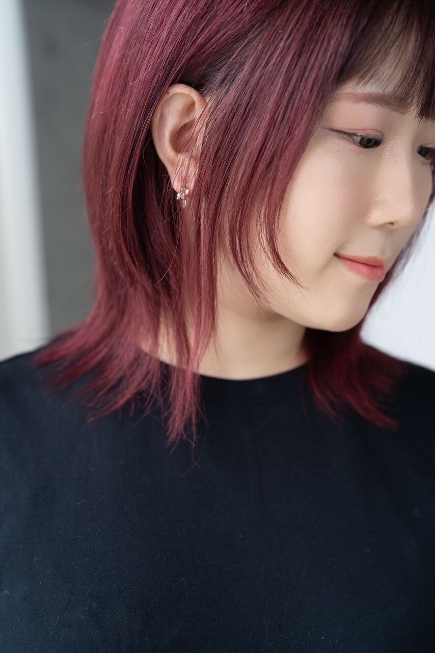 秋のトレンド ミディアムウルフスタイル