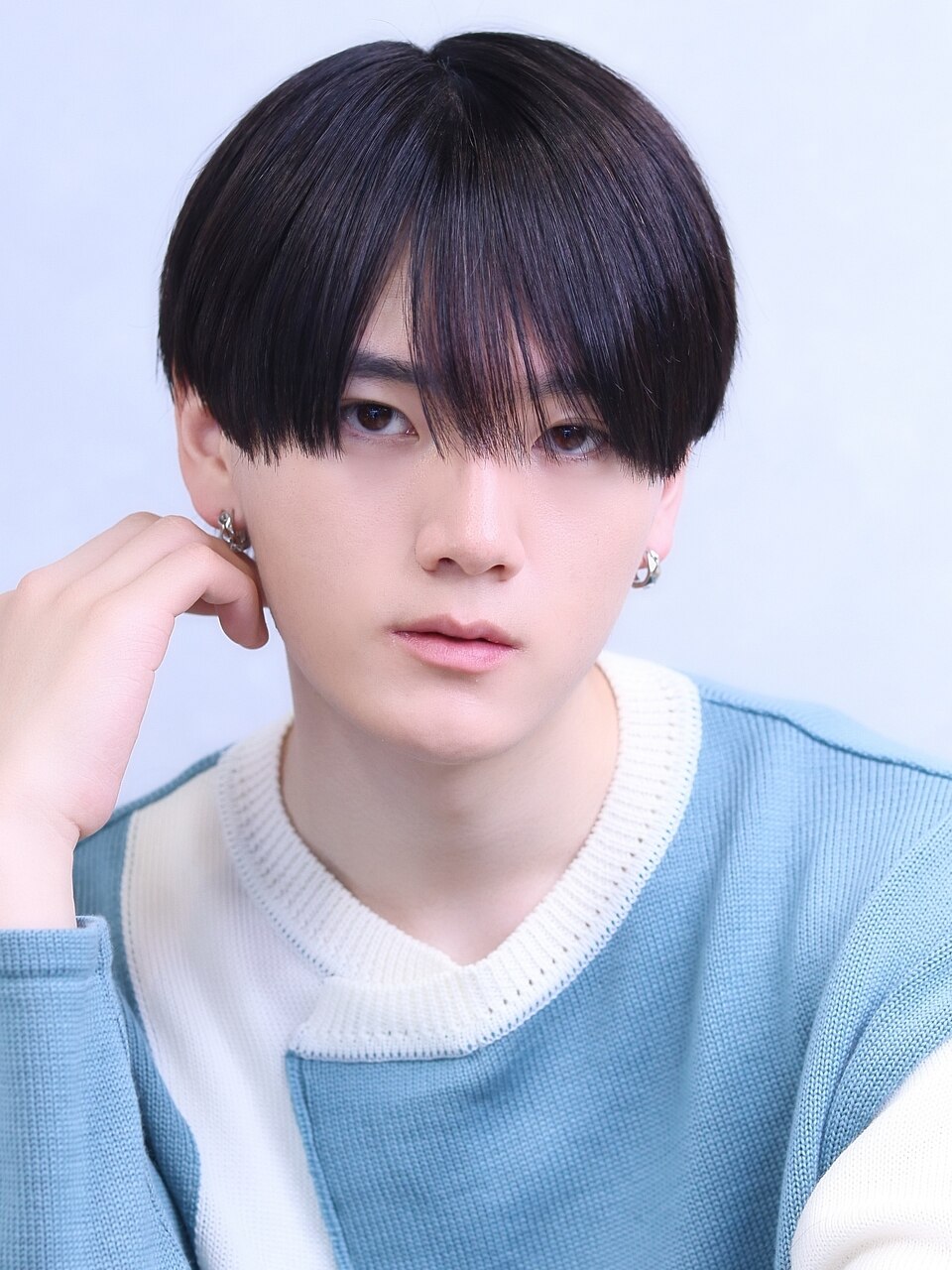 山田涼介さん風メンズシースルーバングマッシュ