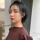 【 ナチュラルボブ × アッシュグレー 】浅野美紀