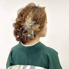 着物に似合うアップスタイルヘアセット