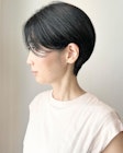 絶壁解消☆面長さん◎30代40代50代　大人　丸み　ショートボブ
