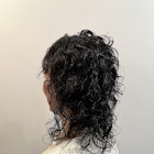 ニューヨークドライカット×パーマ×ミディアムウルフ