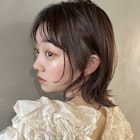 【PARK】くびれ外はねボブ×束感シースルーバング