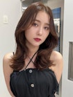 4513アッシュブラック髪質改善レイヤーロング艶髪ワンホンヘア