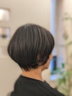 大人かわいいひし形ボブ