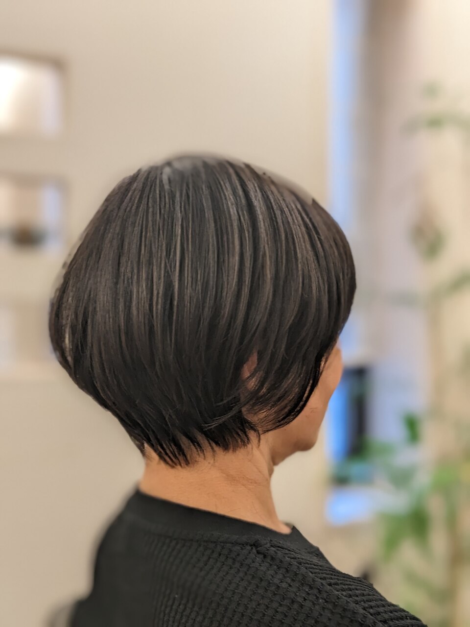 大人かわいいひし形ボブ