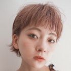 大人可愛い20代30代40代黒髪ひし形小顔ボブ丸みショートウルフ