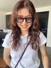 オレンジくるくるヘアー