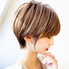 30代40代50代ハンサムショートショコラアッシュヘルシースタイル